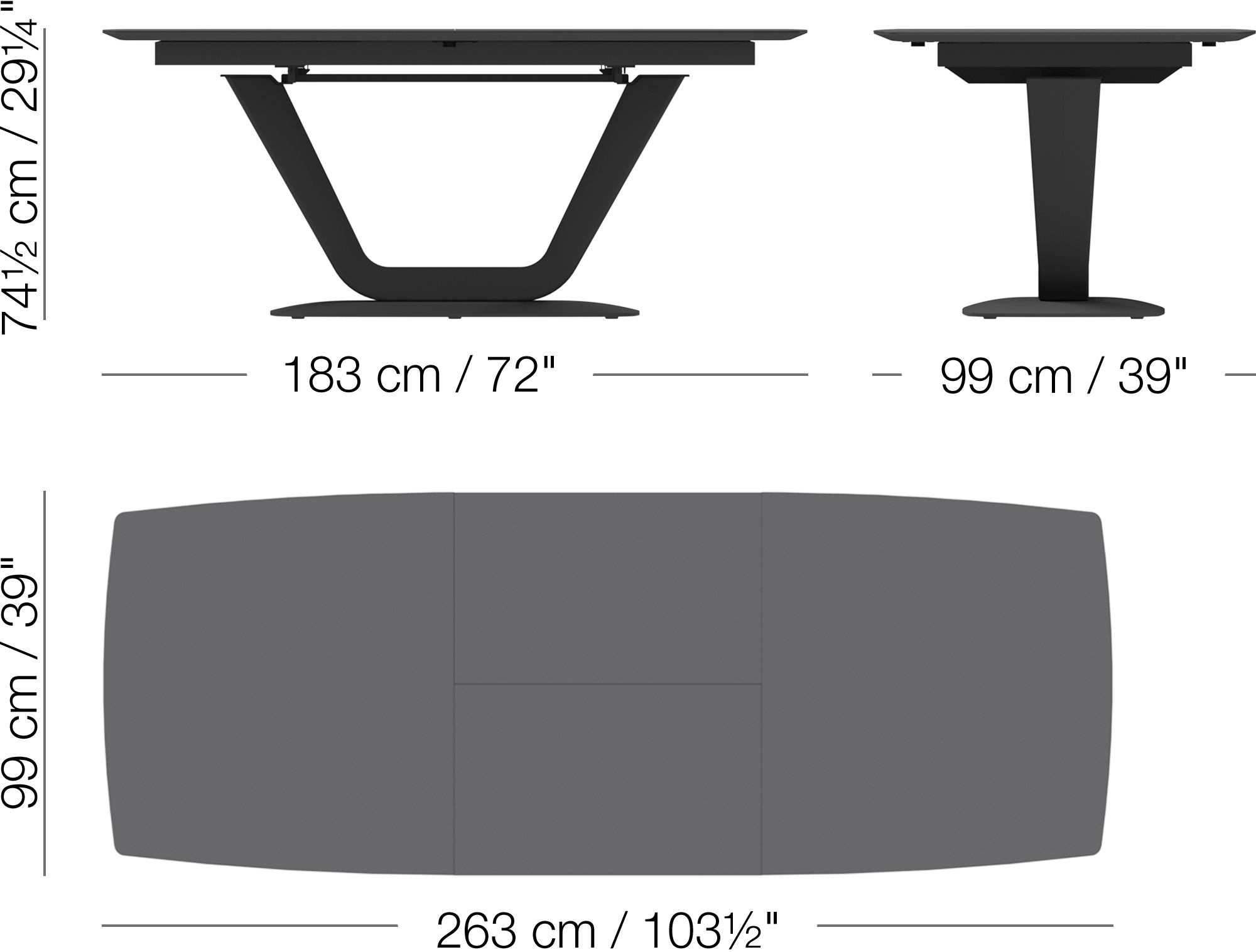 Alicante 伸張式ダイニングテーブル | dining table | Alicante